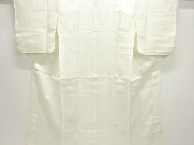 JAPANESE KIMONO / ANTIQUE JUBAN FOR SUMMER / FLORAL PLANTS